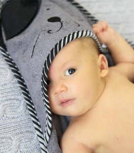 Okrycie kąpielowe bambusowe 90x90