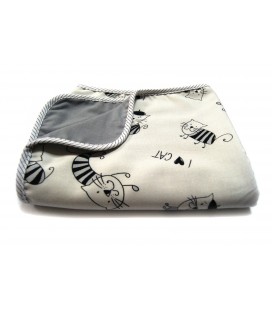 Kocyk bawełniano-bambusowy lekki 70x90