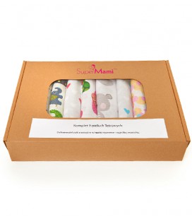 Komplet 9 Pieluszek tetrowych 80x70